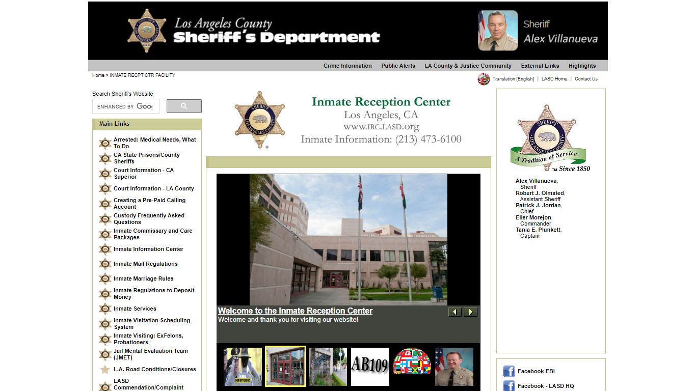 LASD.org - Facilities - Los Angeles County Sheriff's ...